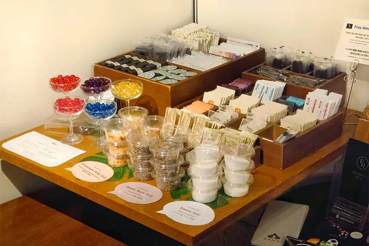 丰富的洗漱用品