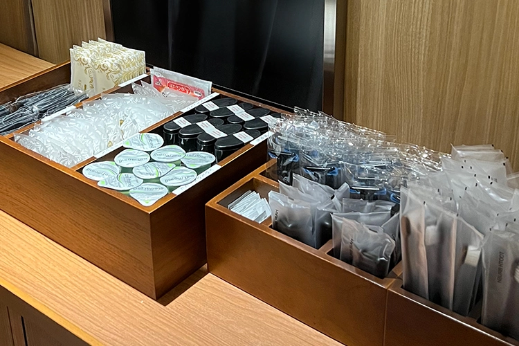 丰富的洗漱用品